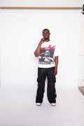 Malcolm X Loner Graphic Tee – White