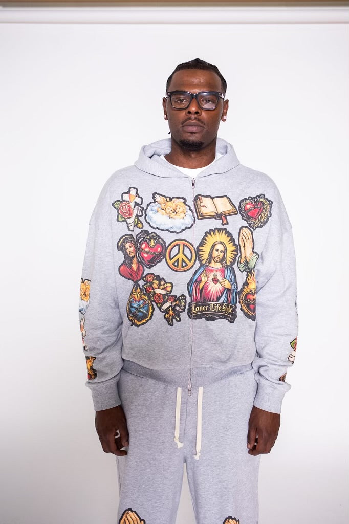 Rosary Tracksuit – Grey